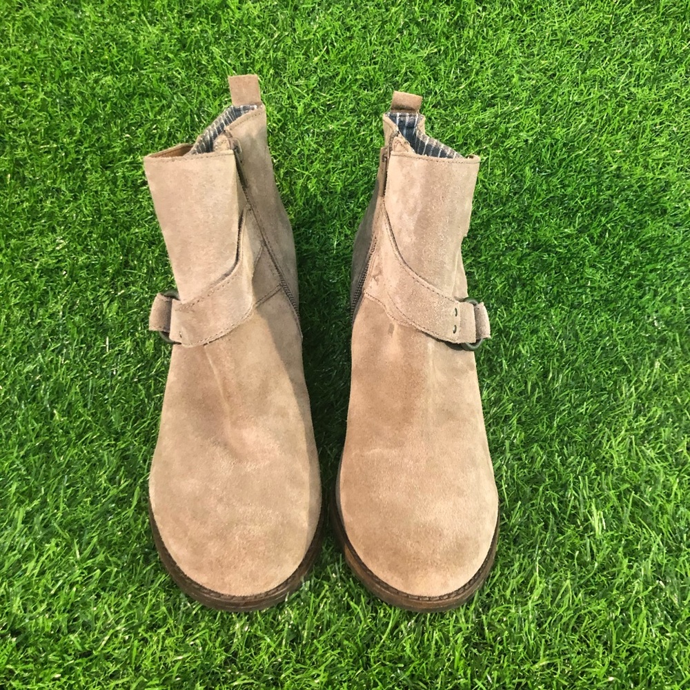 Lucky Brand - Wedge Suede Booties